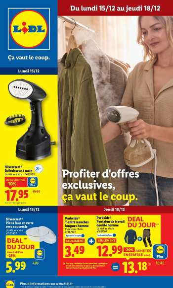 Catalogue Lidl - 15/12/2025 - 18/12/2025.