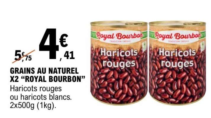 GRAINS AU NATUREL X2 'ROYAL BOURBON'
