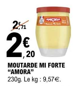 MOUTARDE MI FORTE “AMORA”