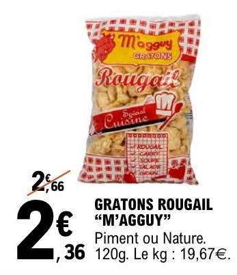 GRATONS ROUGAIL “M’AGGUY”