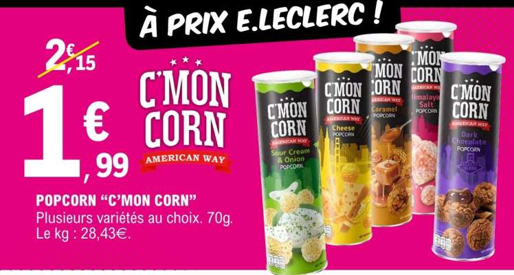 POPCORN “C’MON CORN”