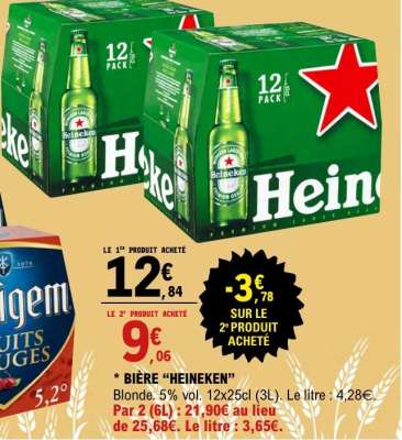 BIÈRE “HEINEKEN”