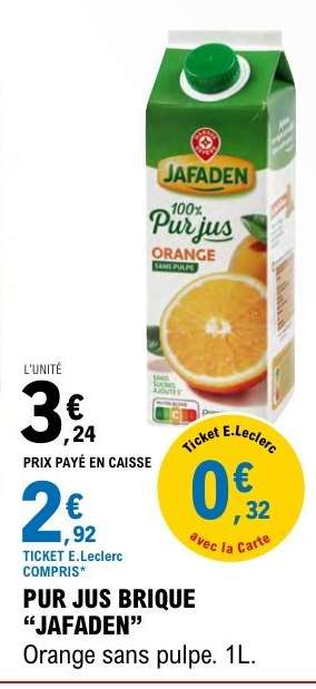 PUR JUS BRIQUE “JAFADEN”