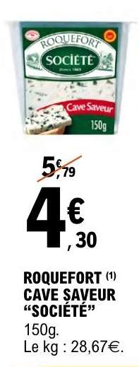 ROQUEFORT CAVE SAVEUR “SOCIÉTÉ”