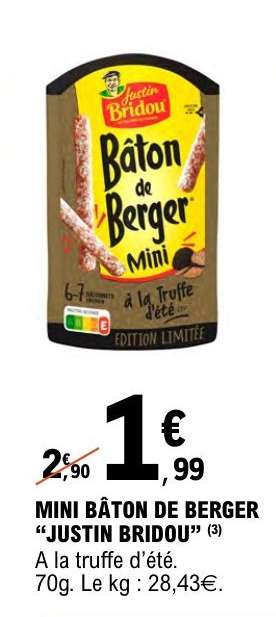 MINI BÂTON DE BERGER “JUSTIN BRIDOU”