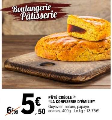 PÂTÉ CRÉOLE “LA CONFISERIE D’ÉMILIE”