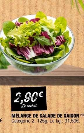 MÉLANGE DE SALADE DE SAISON