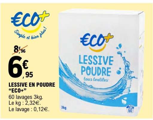 LESSIVE EN POUDRE “ECO+”