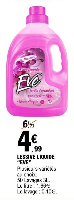 LESSIVE LIQUIDE “EVE”