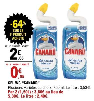 GEL WC “CANARD”