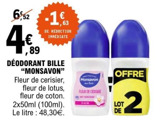 DÉODORANT BILLE “MONSAVON”