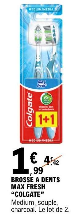 Brosse à dents Max Fresh "Colgate"