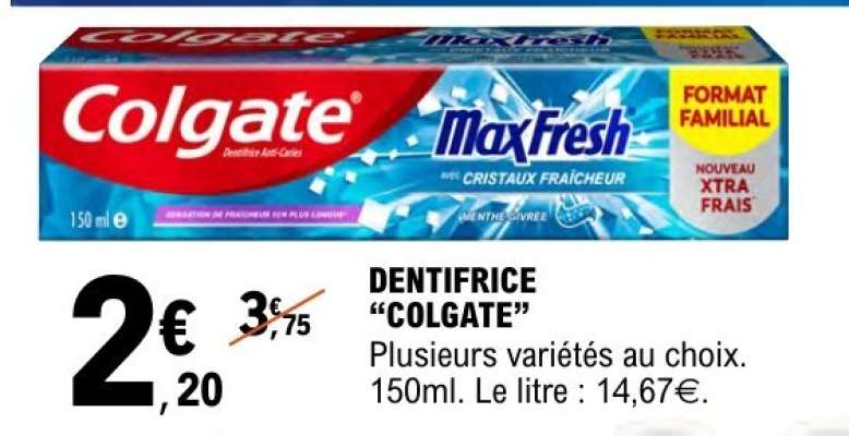 Dentifrice Colgate