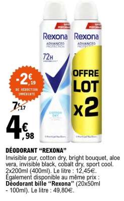 DEODORANT REXONA