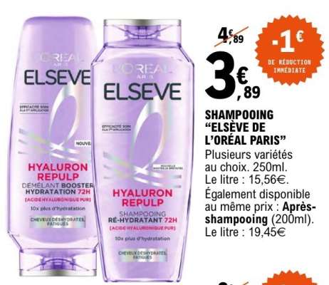 Shampooing ELSEVE DE L'ORÉAL PARIS