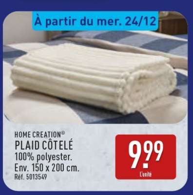 PLAID CÔTELÉ