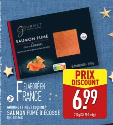 GOURMET FINEST CUISINE® SAUMON FUMÉ D'ÉCOSSE
