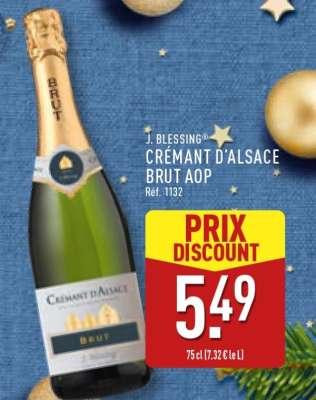 J. Blessing Crémant d'Alsace Brut AOP