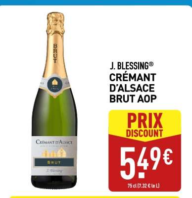 J. Blessing® Crémant d'Alsace Brut AOP