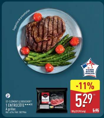 ST-CLÉMENT LE BOUCHER® 1 ENTRECÔTE