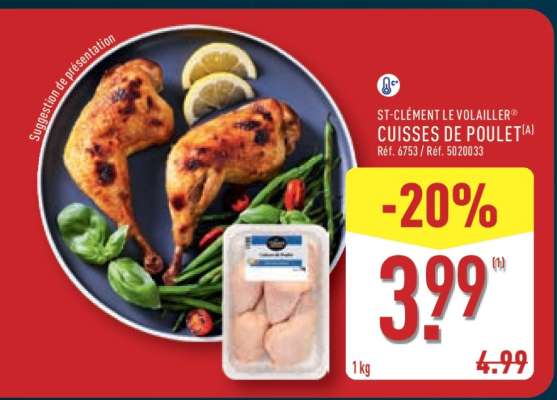ST-CLÉMENT LE VOLAILLER® CUISSES DE POULET