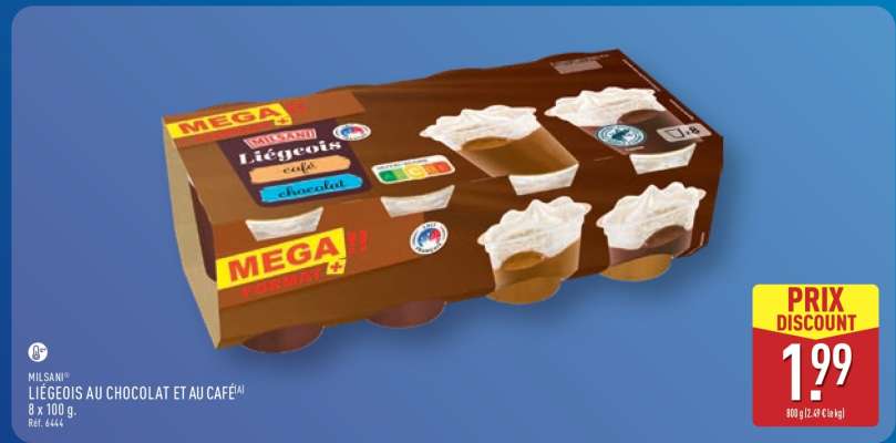 MILSANI LIÉGEOIS AU CHOCOLAT ET AU CAFÉ