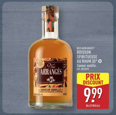 NOS ARRANGÉS BOISSON SPIRITUEUSE AU RHUM 35°