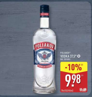 POLIAKOV VODKA 37,5°
