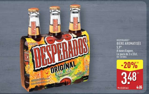 DESPERADOS  Bière aromatisée