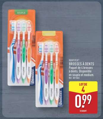 DENTITEX BROSSES À DENTS