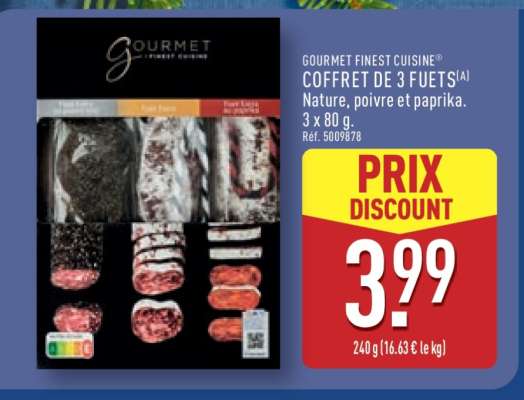 GOURMET FINEST CUISINE Coffret de 3 Fuets
