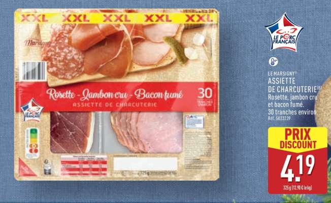 LE MARIGNY ASSIETTE DE CHARCUTERIE