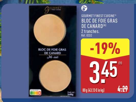 GOURMET FINEST CUISINE® BLOC DE FOIE GRAS DE CANARD