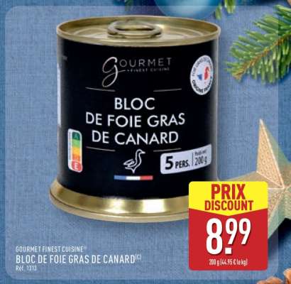 GOURMET FINEST CUISINE BLOC DE FOIE GRAS DE CANARD