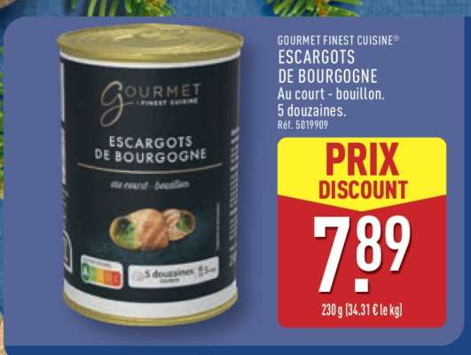 GOURMET FINEST CUISINE ESCARGOTS DE BOURGOGNE