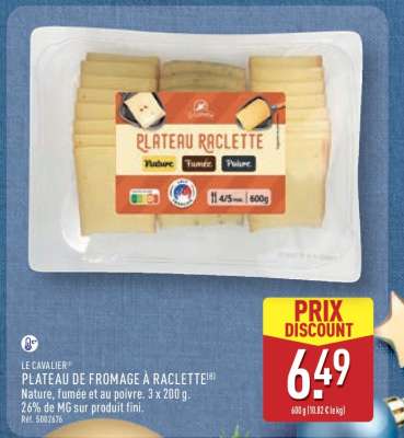 Plateau De Fromage À Raclette