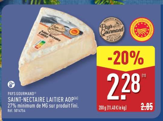 Pays Gourmand Saint-Nectaire Laitier AOP