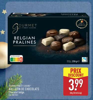 GOURMET FINEST CUISINE® BALLOTIN DE CHOCOLATS