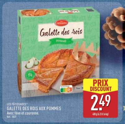 Galette des rois aux pommes