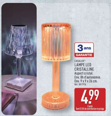 CASALUX® LAMPE LED CRISTALLINE