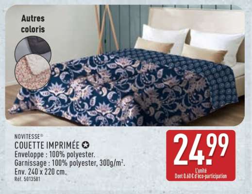 Couette Imprimée