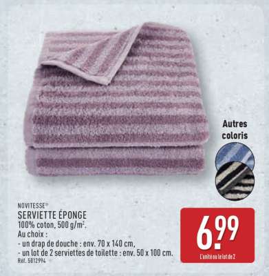 SERVIETTE ÉPONGE