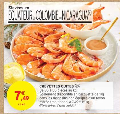 CREVETTES CUITES