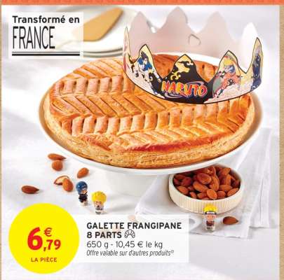 GALETTE FRANGIPANE 8 PARTS