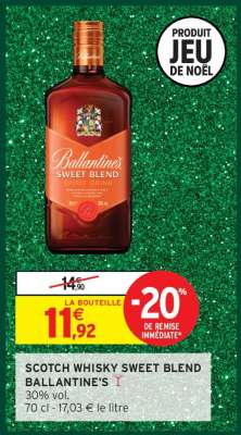 SCOTCH WHISKY SWEET BLEND BALLANTINE'S