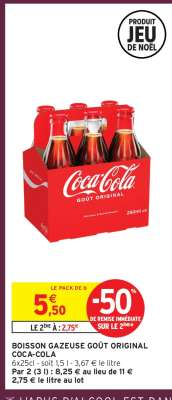 BOISSON GAZEUSE GOÛT ORIGINAL COCA-COLA