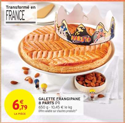 GALETTE FRANGIPANE 8 PARTS