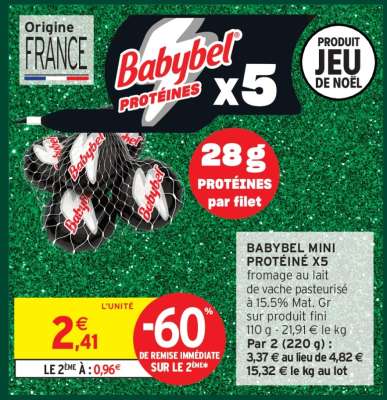 Babybel Mini Protéine x5