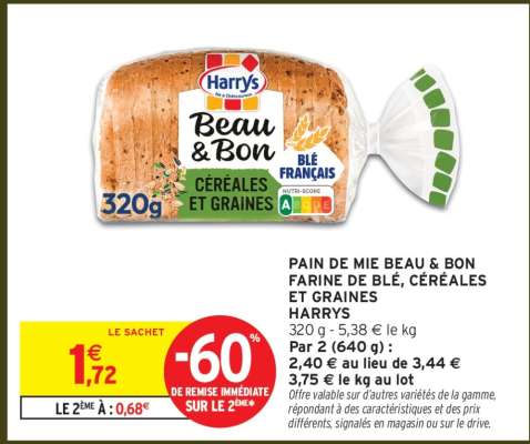 PAIN DE MIE BEAU & BON