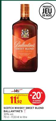 SCOTCH WHISKY SWEET BLEND BALLANTINE'S